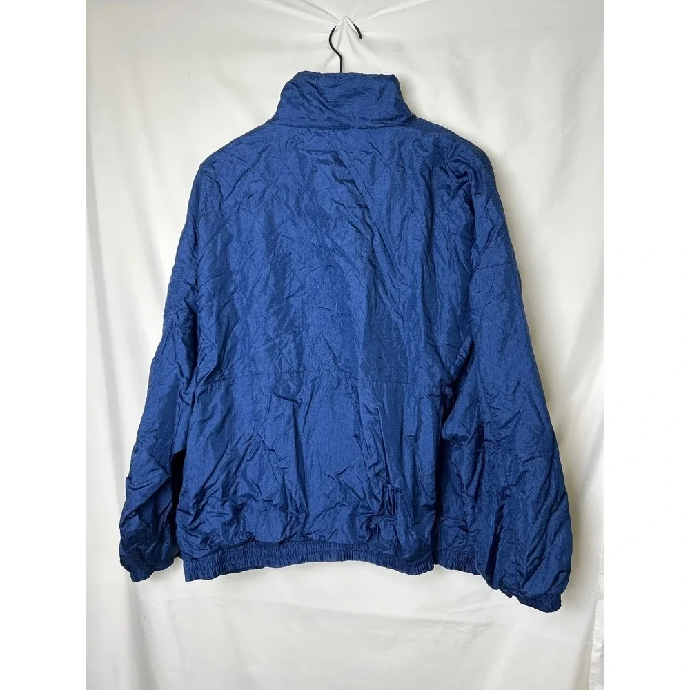 Honors Women Windbreaker Jacket Blue Size 3X Vintage 90s Retro Athleisure Sporty